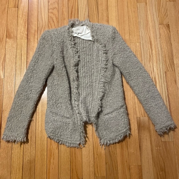 Iro Grey Jacket Size 34 Size 0 - Picture 1 of 8